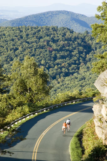 Cycling on the Blue Ridge Parkway