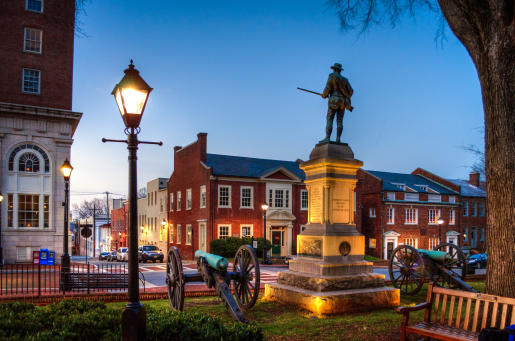 Court Square Nightfall