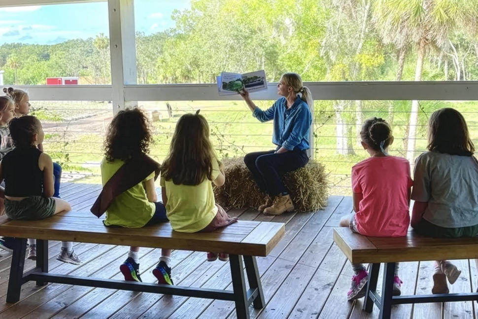 Storytime with the animals