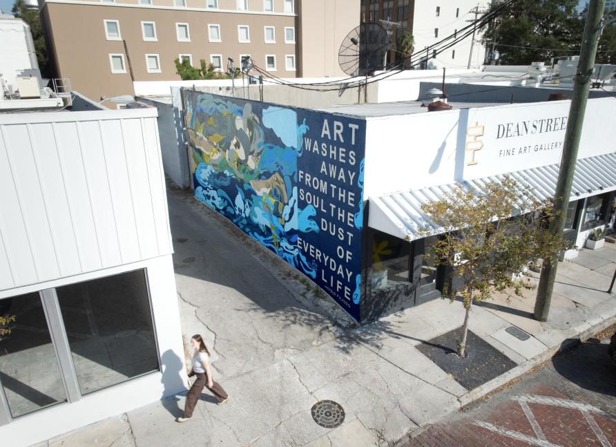 "It All Flows Back To You" mural