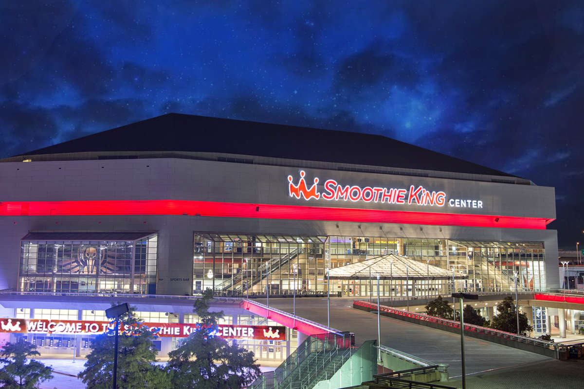 The Smoothie King Center in New Orleans Editorial Stock Image