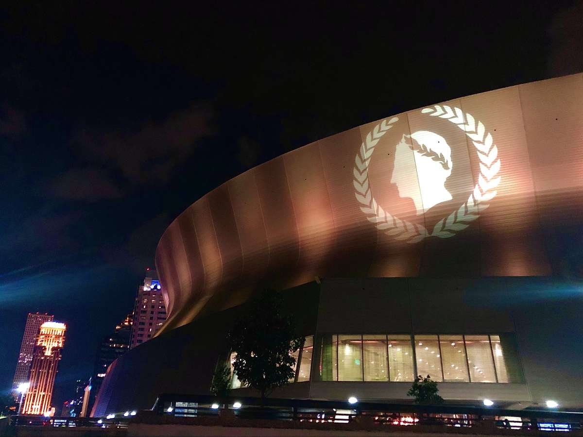 New Orleans Saints Panoramic Picture - Caesars Superdome Decade