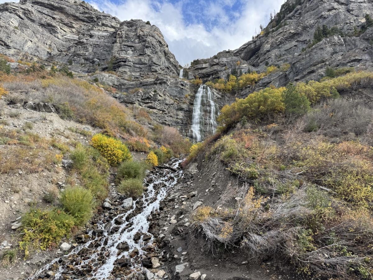 Waterfall hike in Provo Canyon