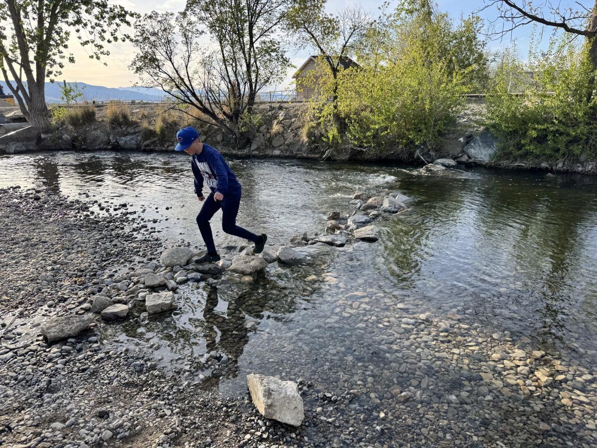 Provo River at Delta Gateway Park