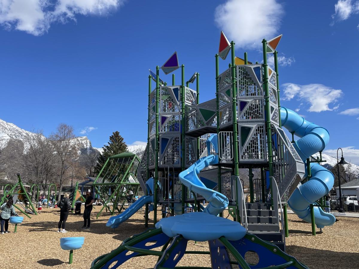 Hillcrest Park playground in Orem