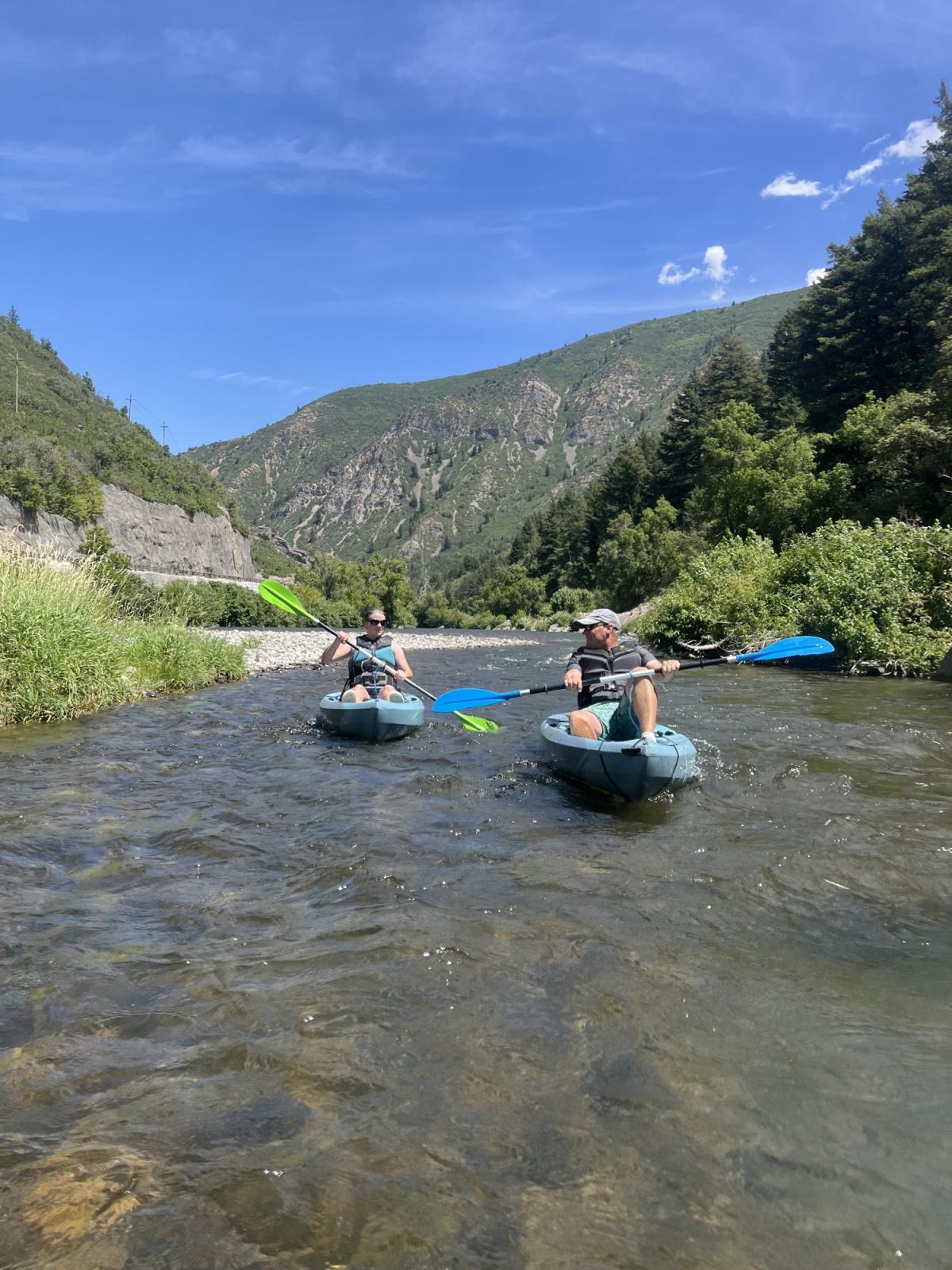 Kayaking the Provo River