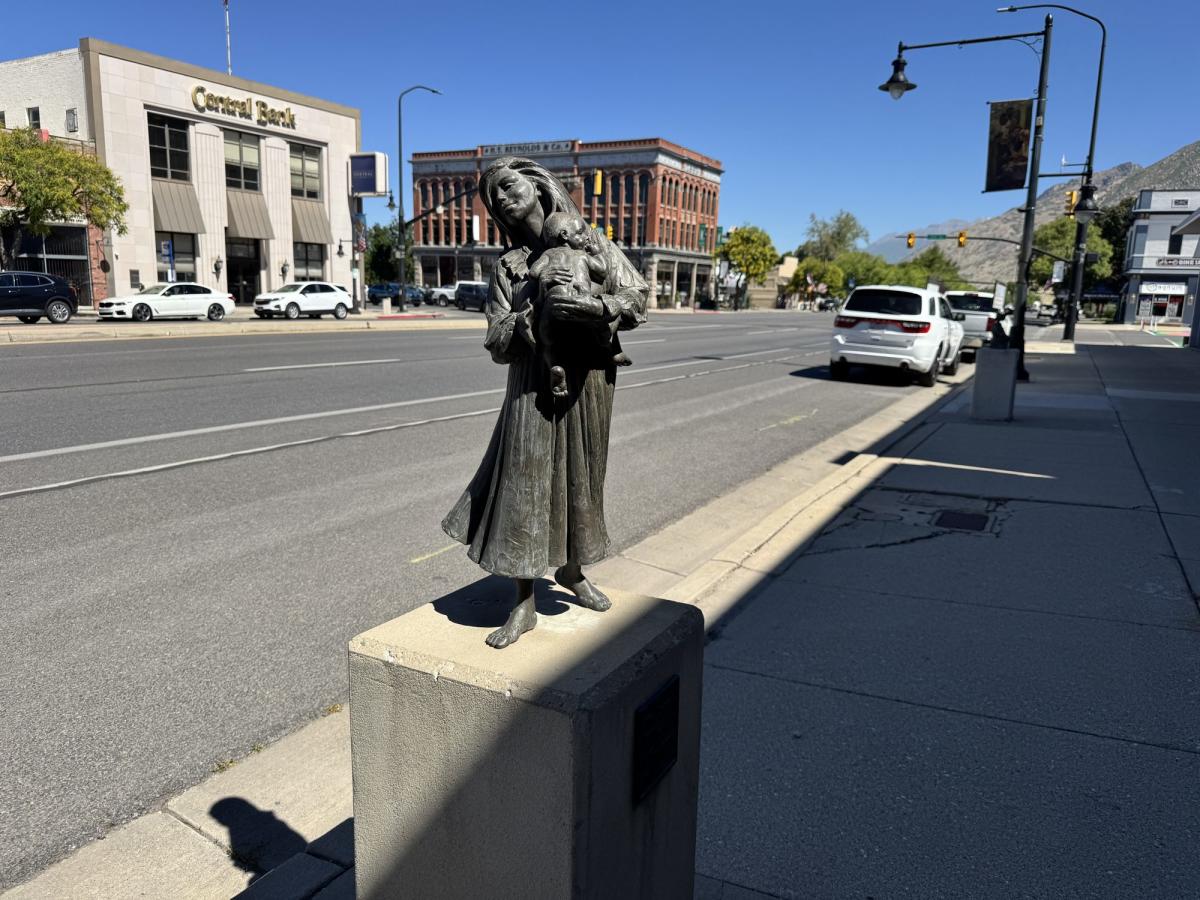 Statue on the Springville art loop