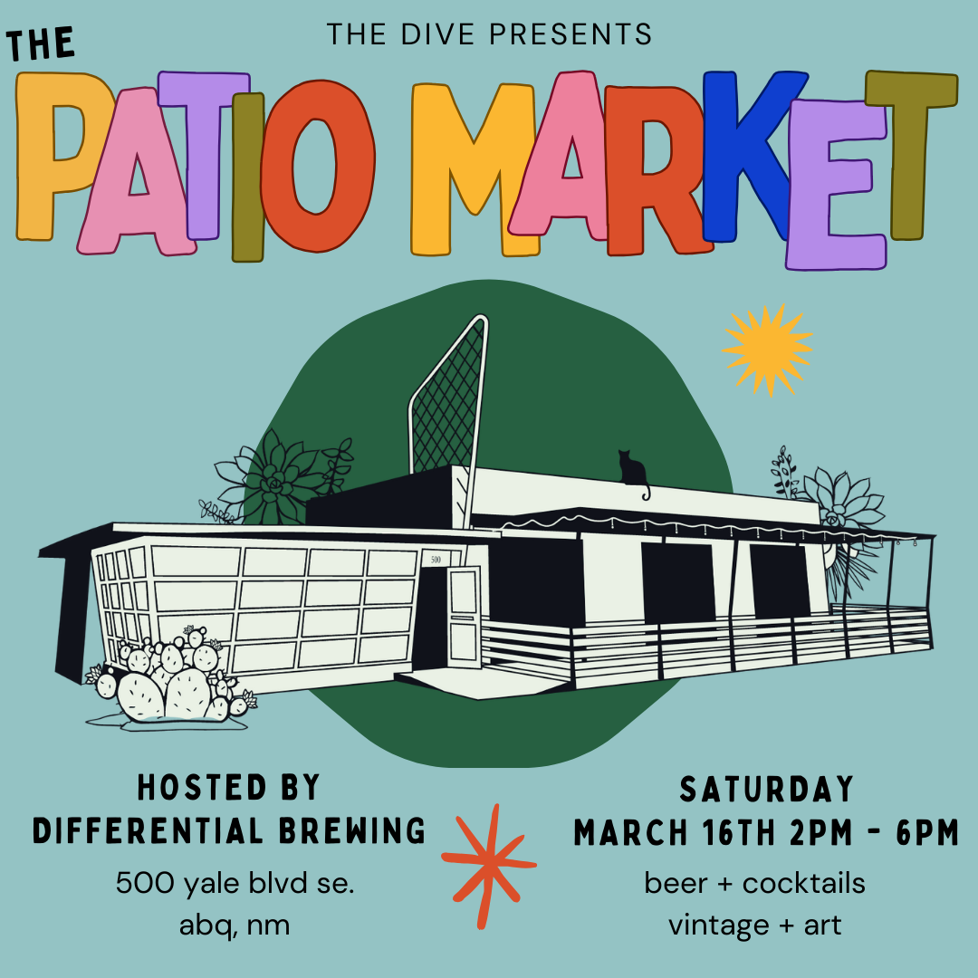 Dive Vintage x Differential Brewing Patio Market