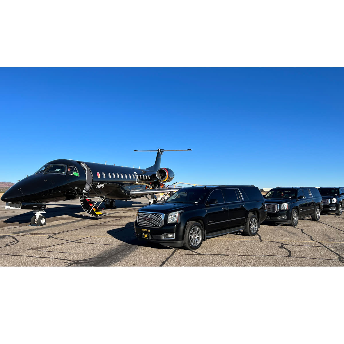 New Mexico Black Car