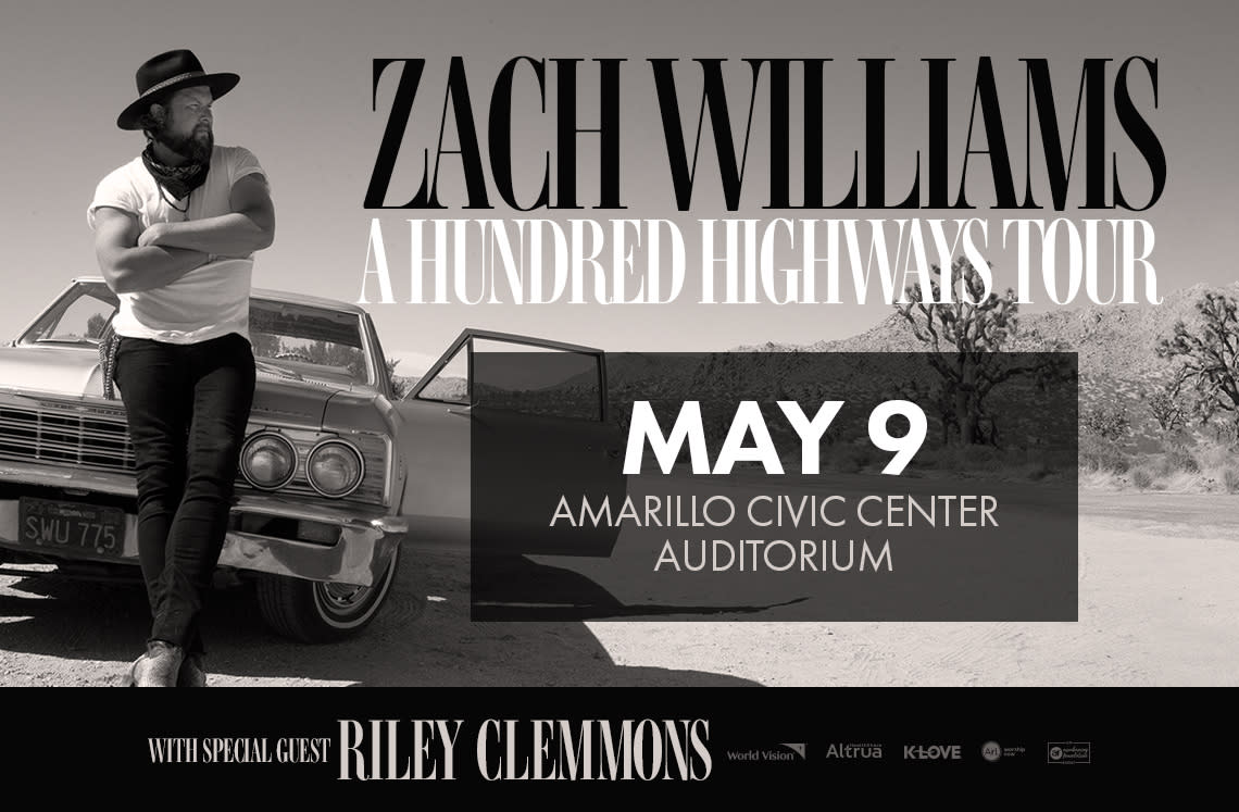 Zach Williams A Hundred Highways Tour