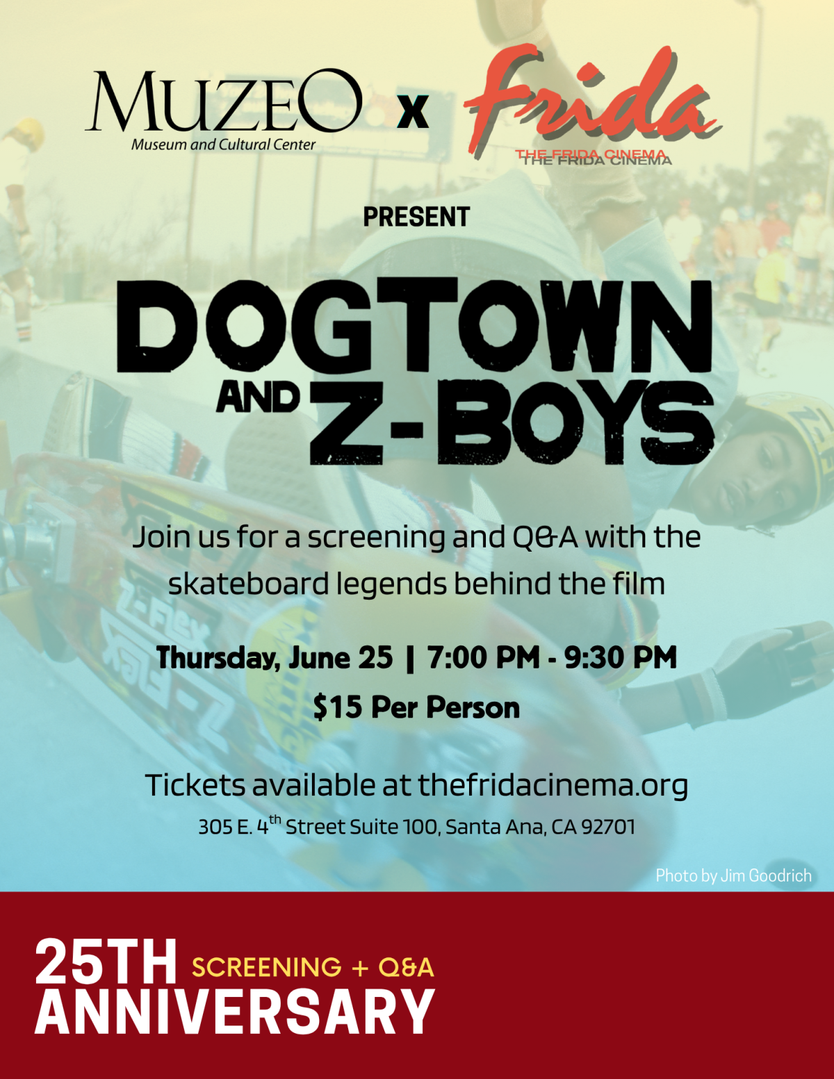 Dogtown and Z-Boys: 25th Anniversary Screening + Q&A at the Frida