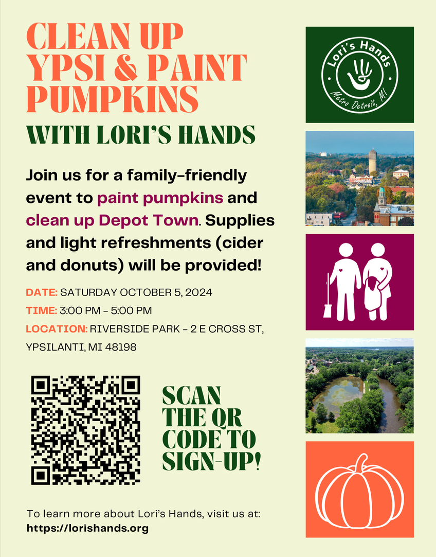 Clean Up Ypsi & Paint Pumpkins