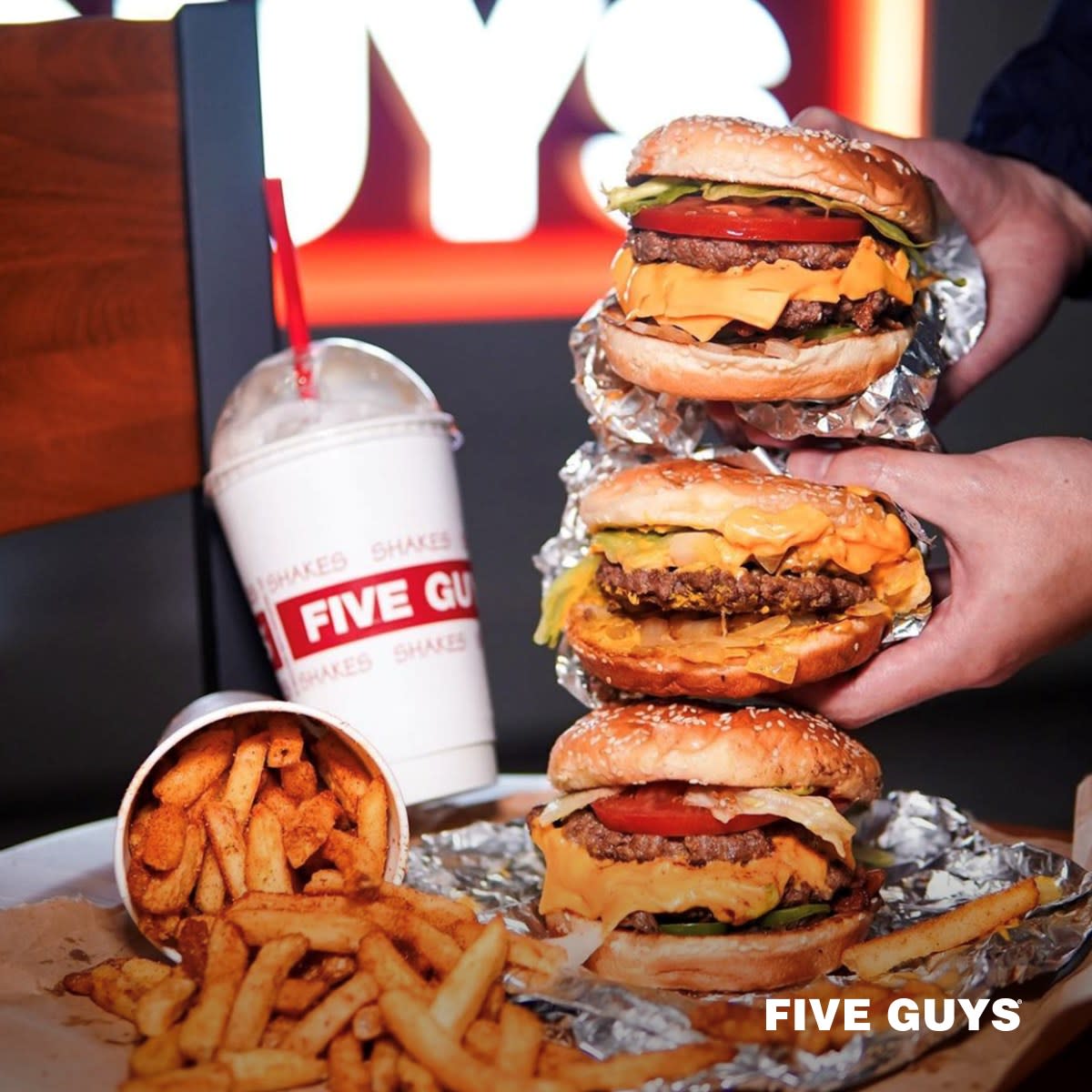 Five Guys Burgers and Fries- Highland Road / LSU