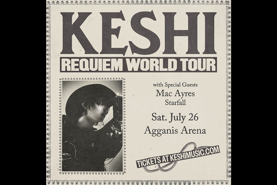 KESHI REQUIEM WORLD TOUR サイン入りポスター KESHI REQUIEM WORLD TOUR サイン入りポスター（keshi Tickets