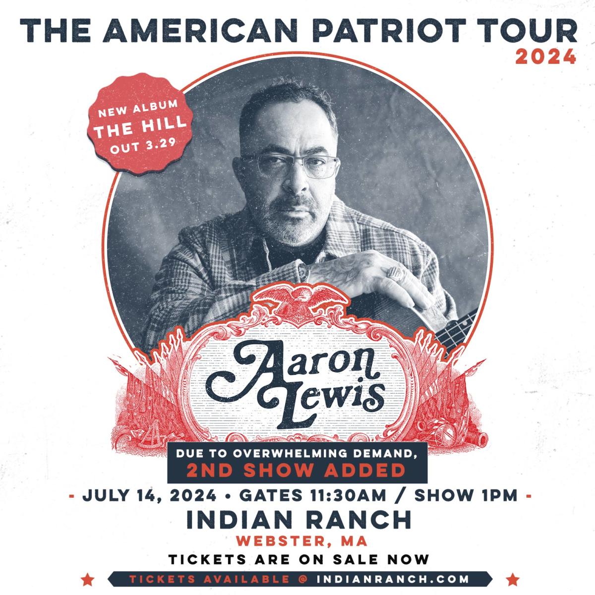 AARON LEWIS THE AMERICAN PATRIOT TOUR