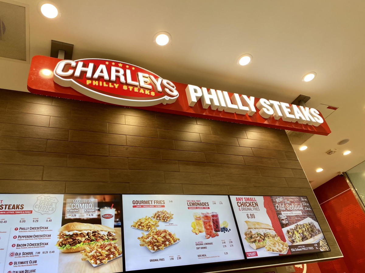 Charley's Philly steaks at fashion valley mall in San Diego