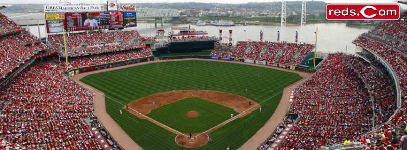 Cincinnati Reds Great American Ball Park Stadium Map Digital 