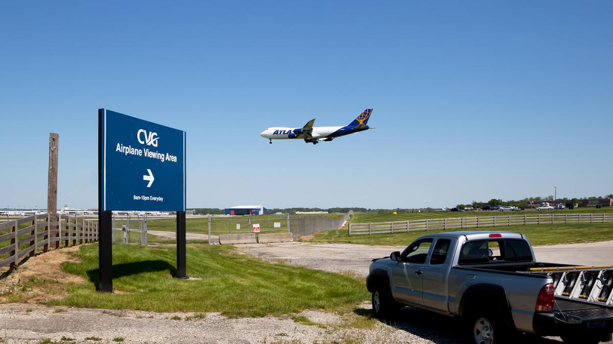 CVG Airplane Viewing Area