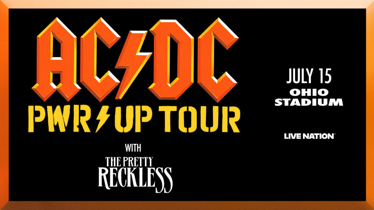 ACDC ツアー限定リトグラフ AC/DC | 7/15/26 | Columbus, OH 43210