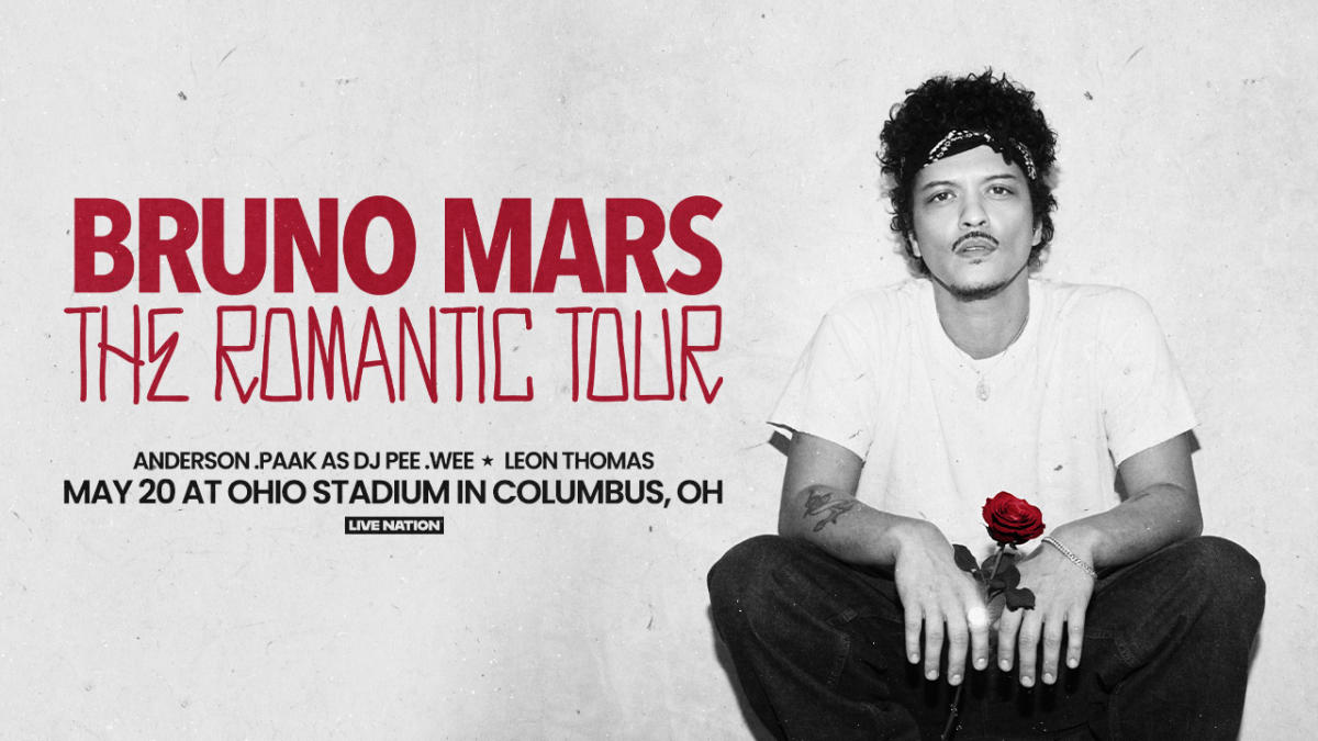 Bruno Mars | 5/20/26 | Columbus, OH 43210