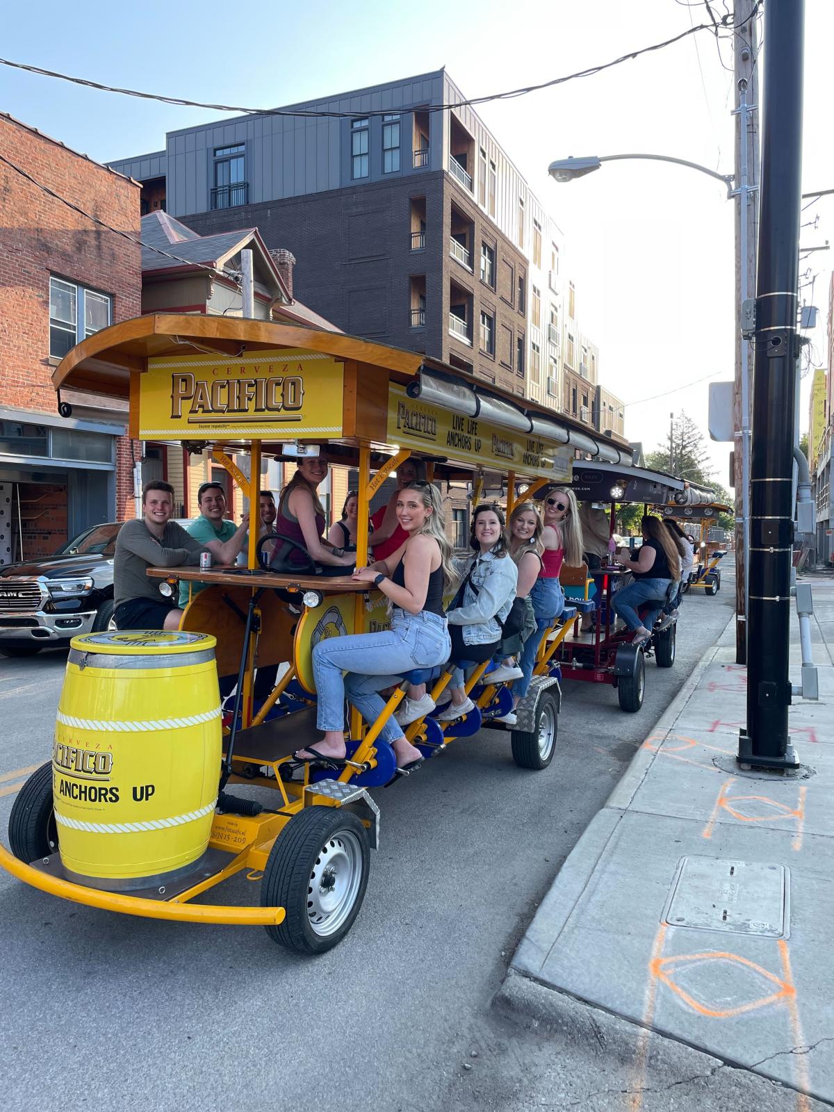 Beer top pedal wagon