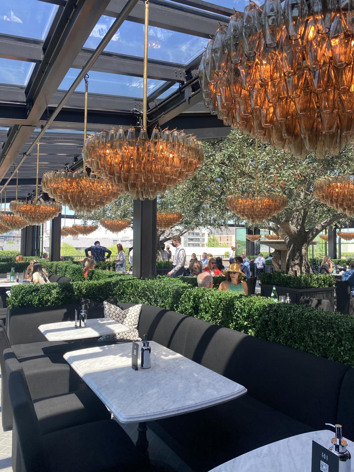Rh rooftop restaurant hotsell