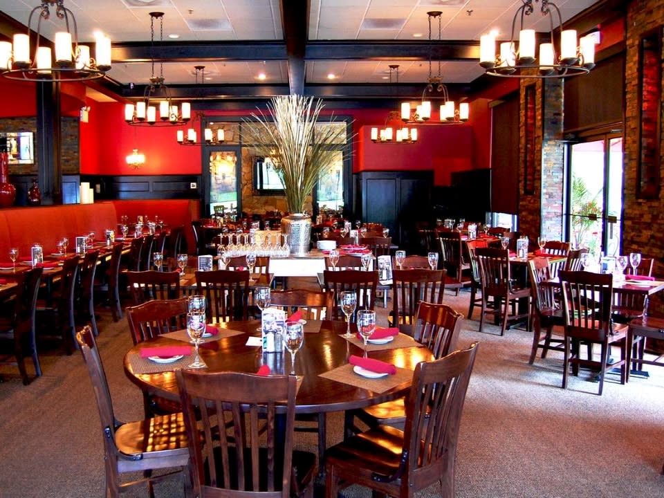 Red fire american grill top