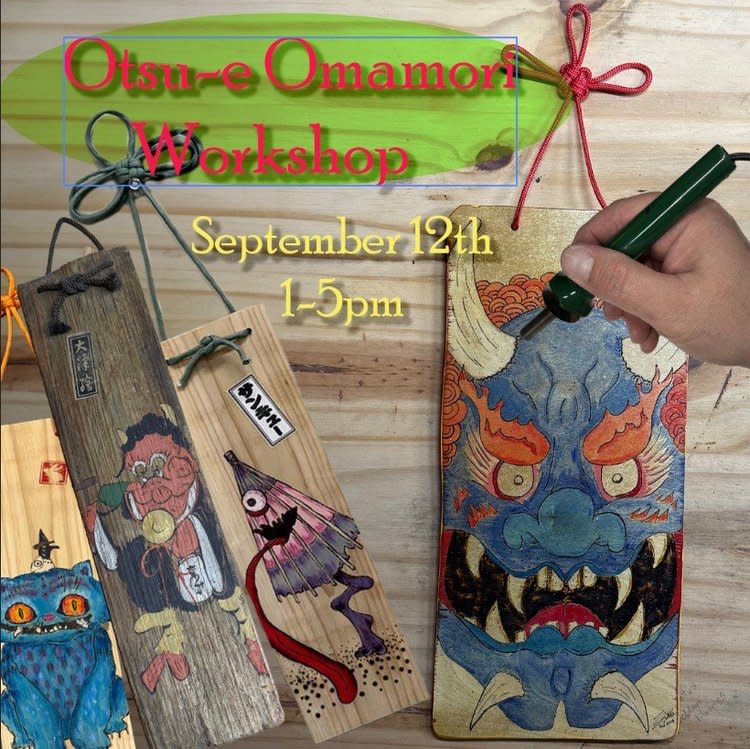 Crafting an Otsu-e Omamori by Crystal Garrett
