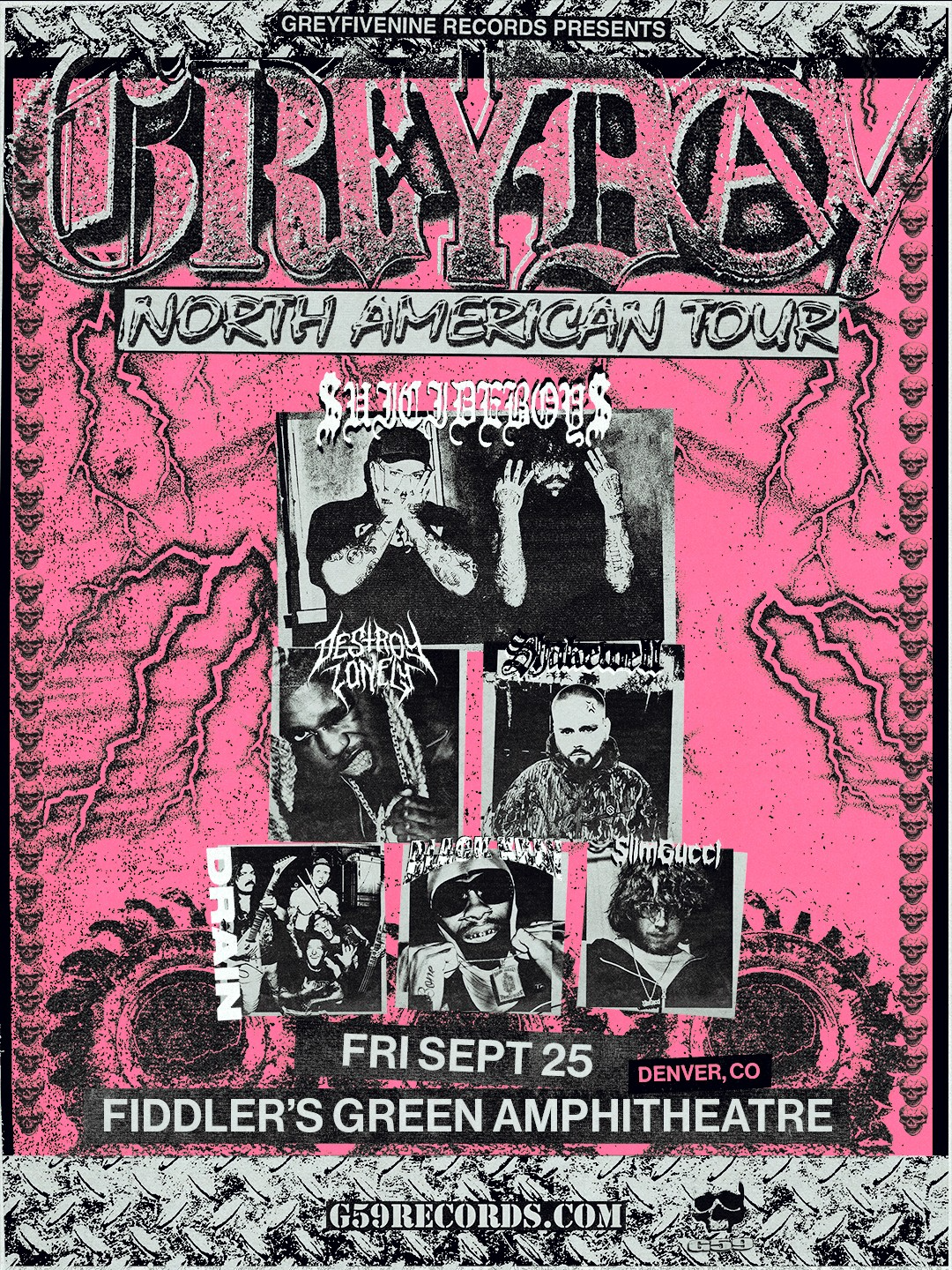 ameri ADVISORY TOUR '19 ポスター UICIDEBOY$