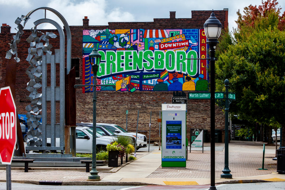 Greensboro Selfie Mural