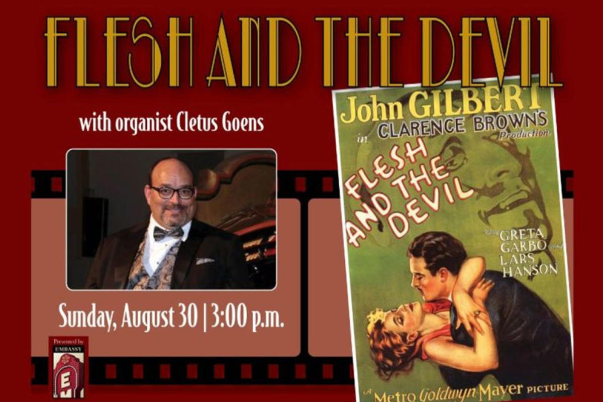 Flesh and the Devil with organist Cletus Goens