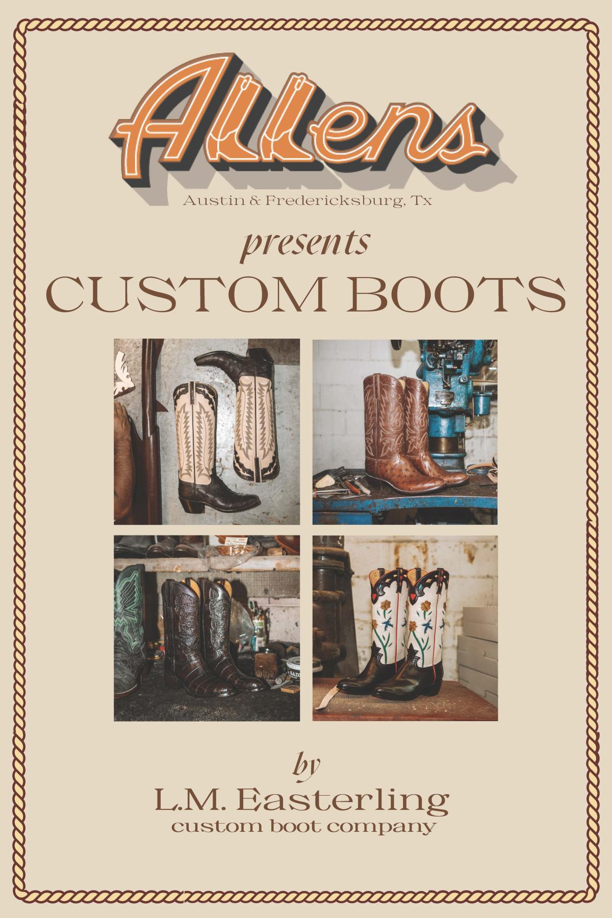 Lm custom boots online