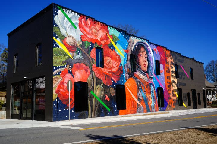 Lot de 2 suspensions murales en céramique en forme de ballons pour la