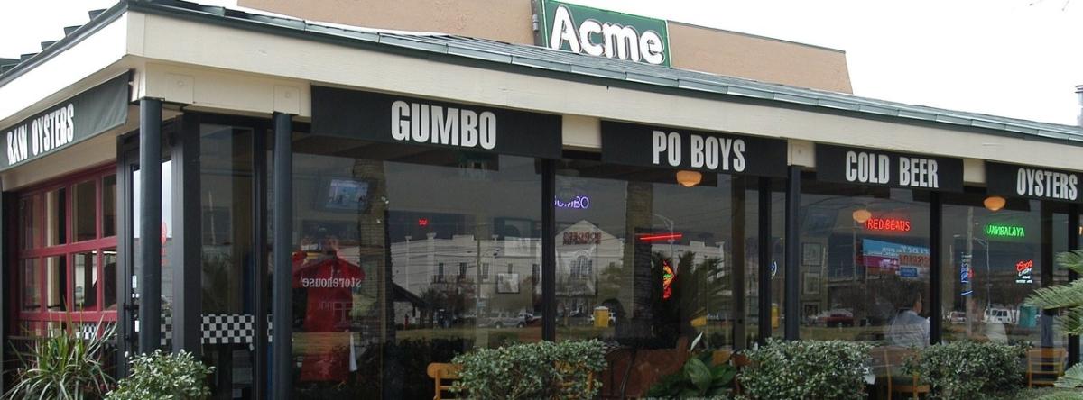 Acme oyster top house menu