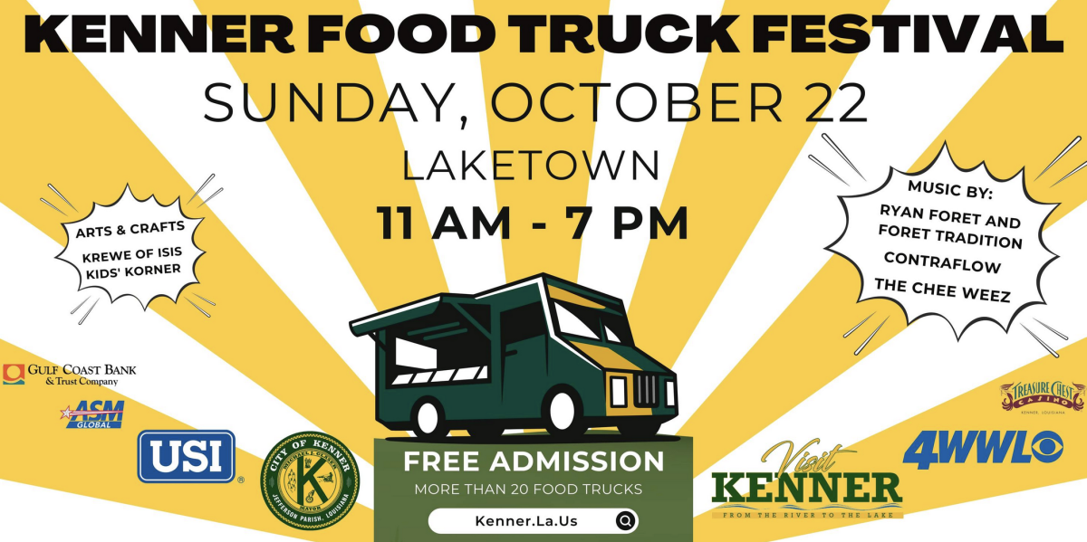 The City of Kenner hosts Inaugural Kenner Food Truck Festival New