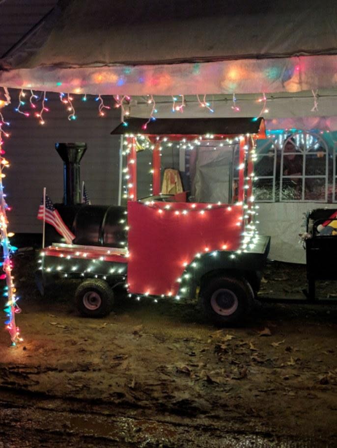 Christmas Lights on the Farm