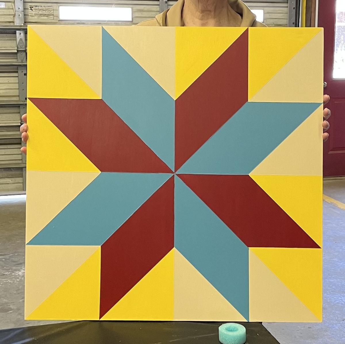 Beginner’s Star Barn Quilt Painting