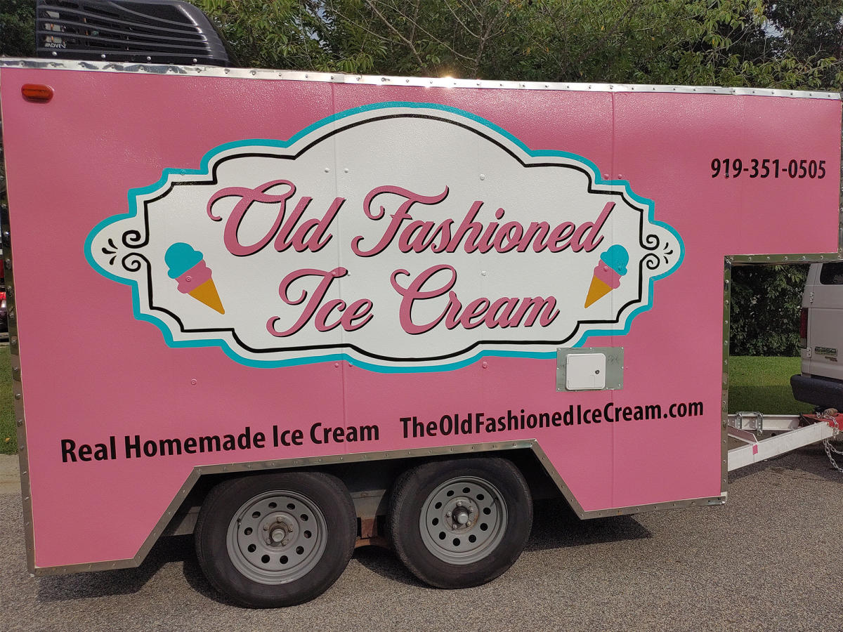 Old Fashioned Ice Cream Food Truck