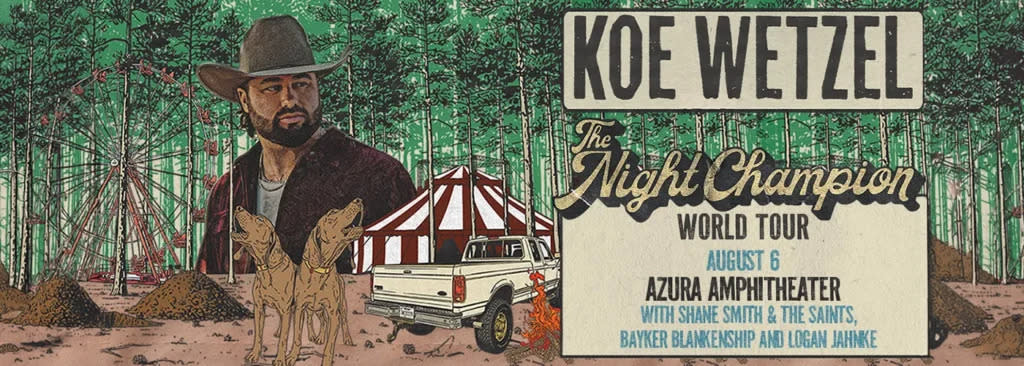 Koe Wetzel & Shane Smith and The Saints at Azura Amphitheater