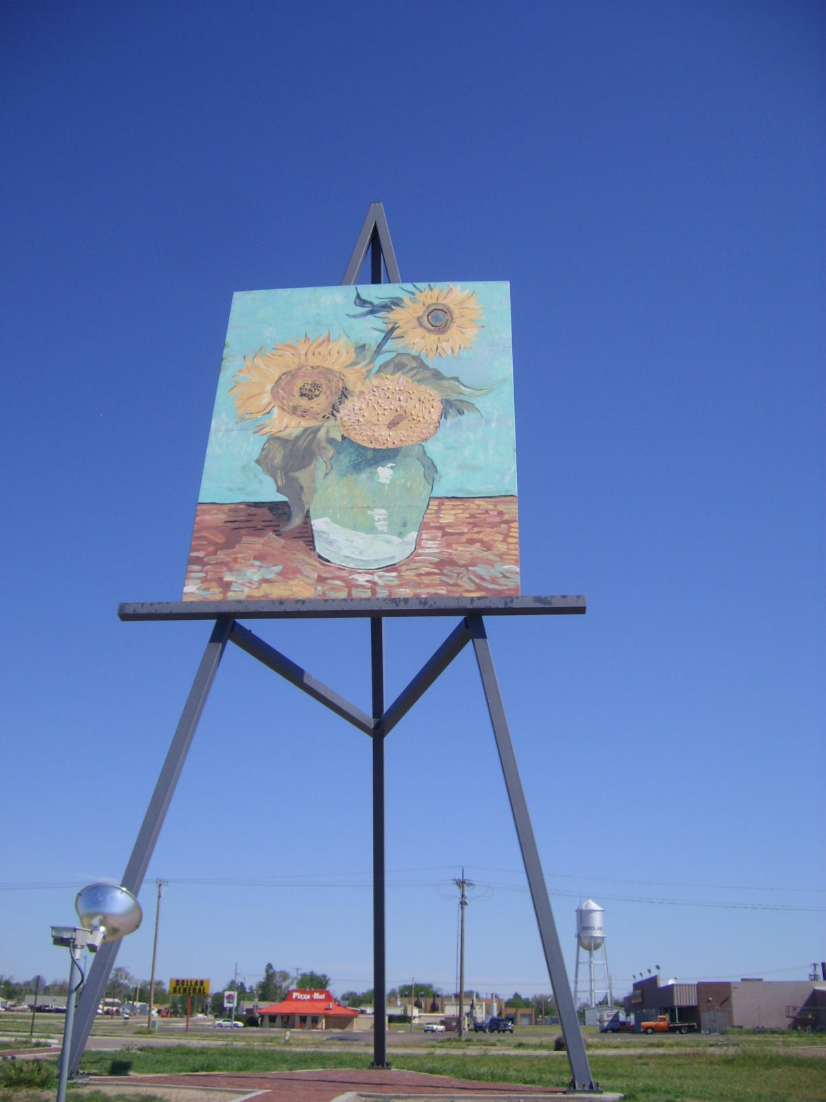 The Big Easel Giant van Gogh Painting Goodland KS 67735
