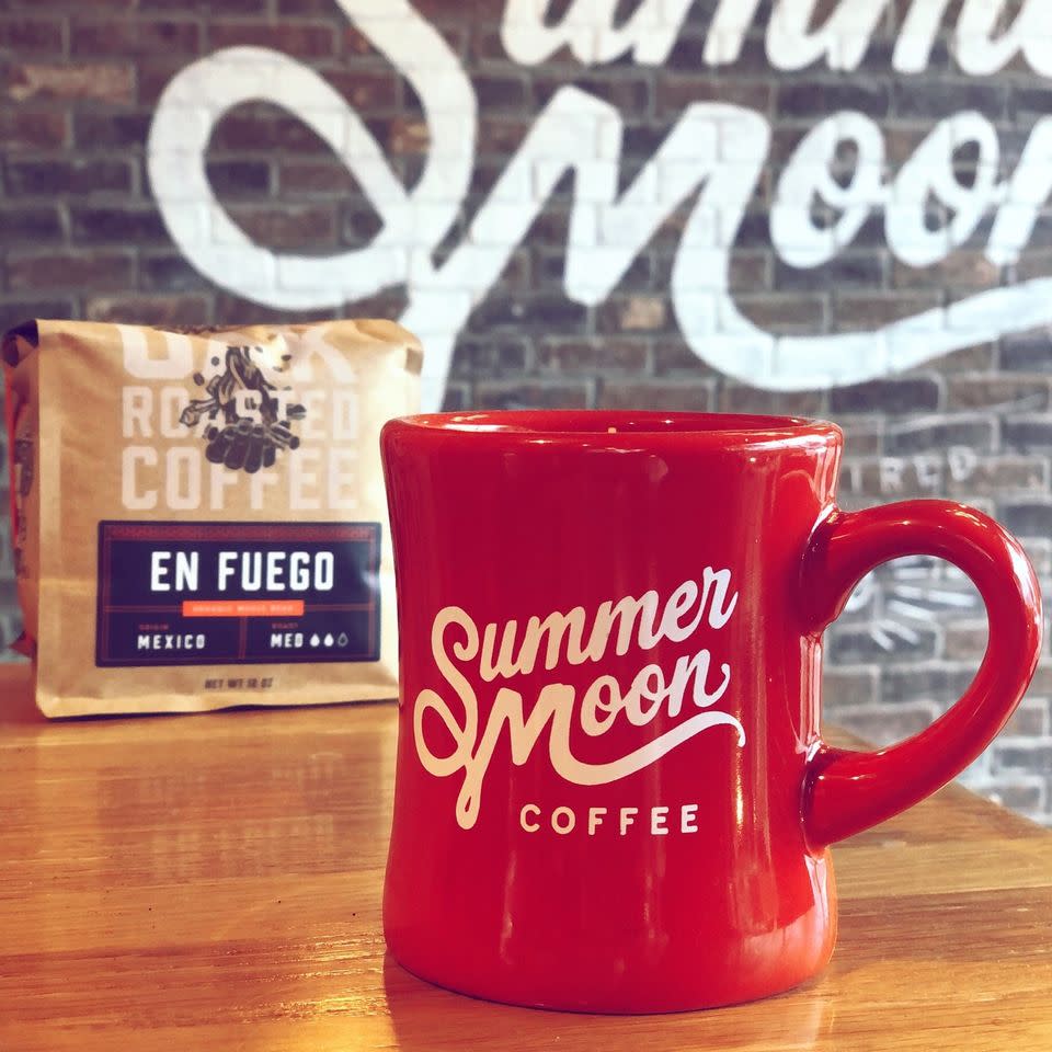 Yellow Diner Mug – Summer Moon Coffee
