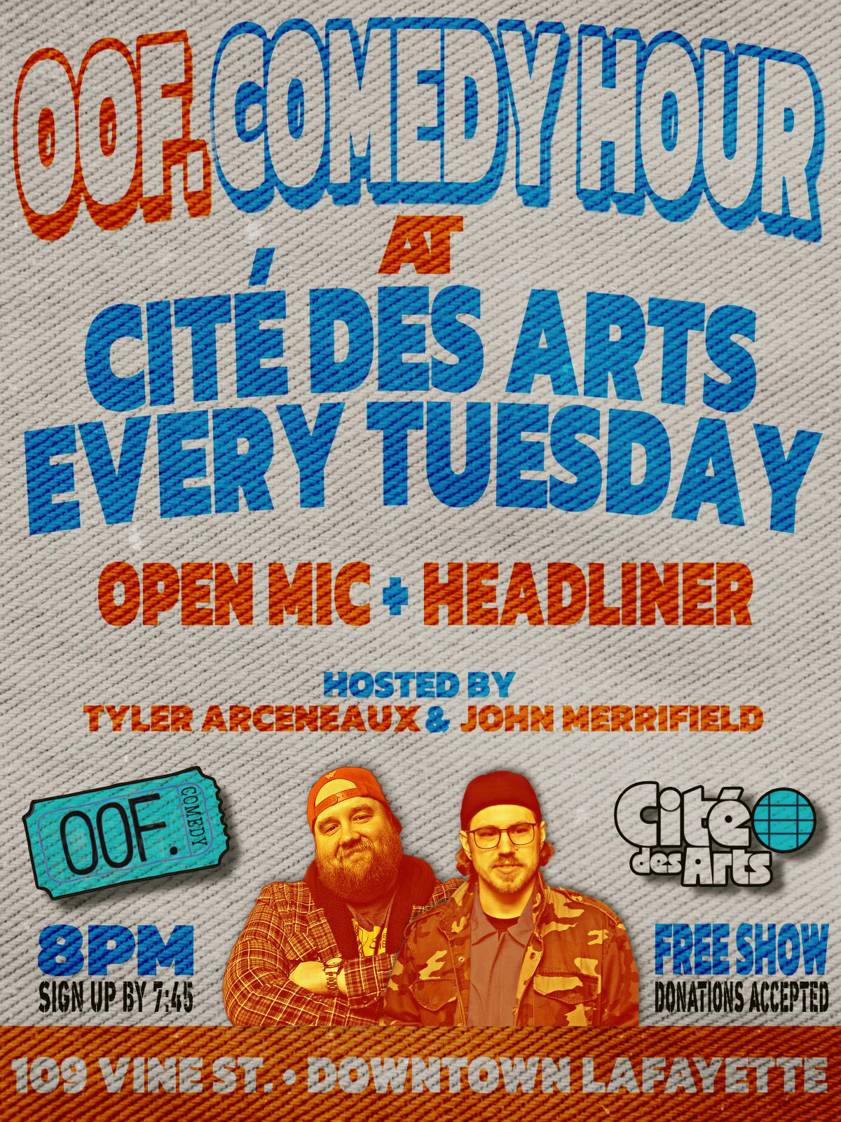 Oof Comedy Hour Open Mic