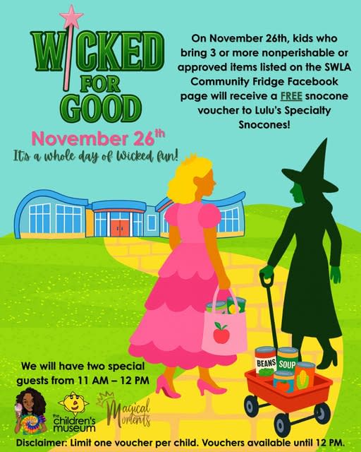 Wicked For Good | November 26, 2025 | Lake Charles, LA