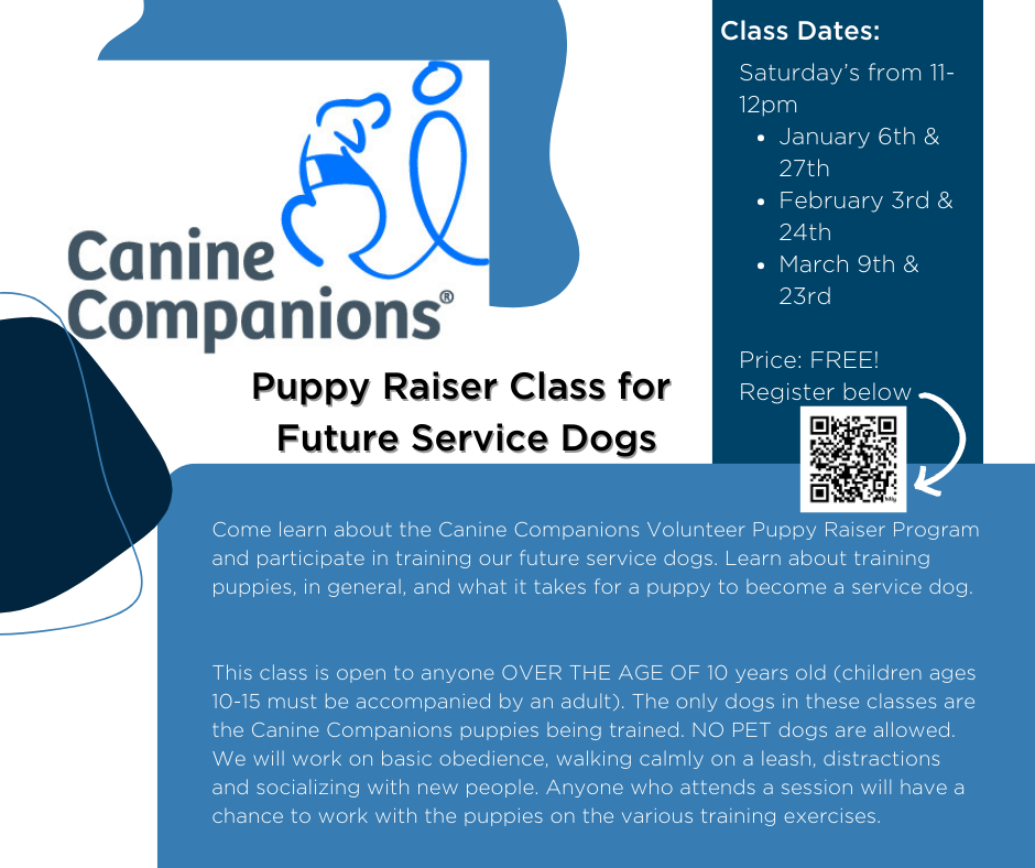 Puppy Raiser Class for Future Service Dogs