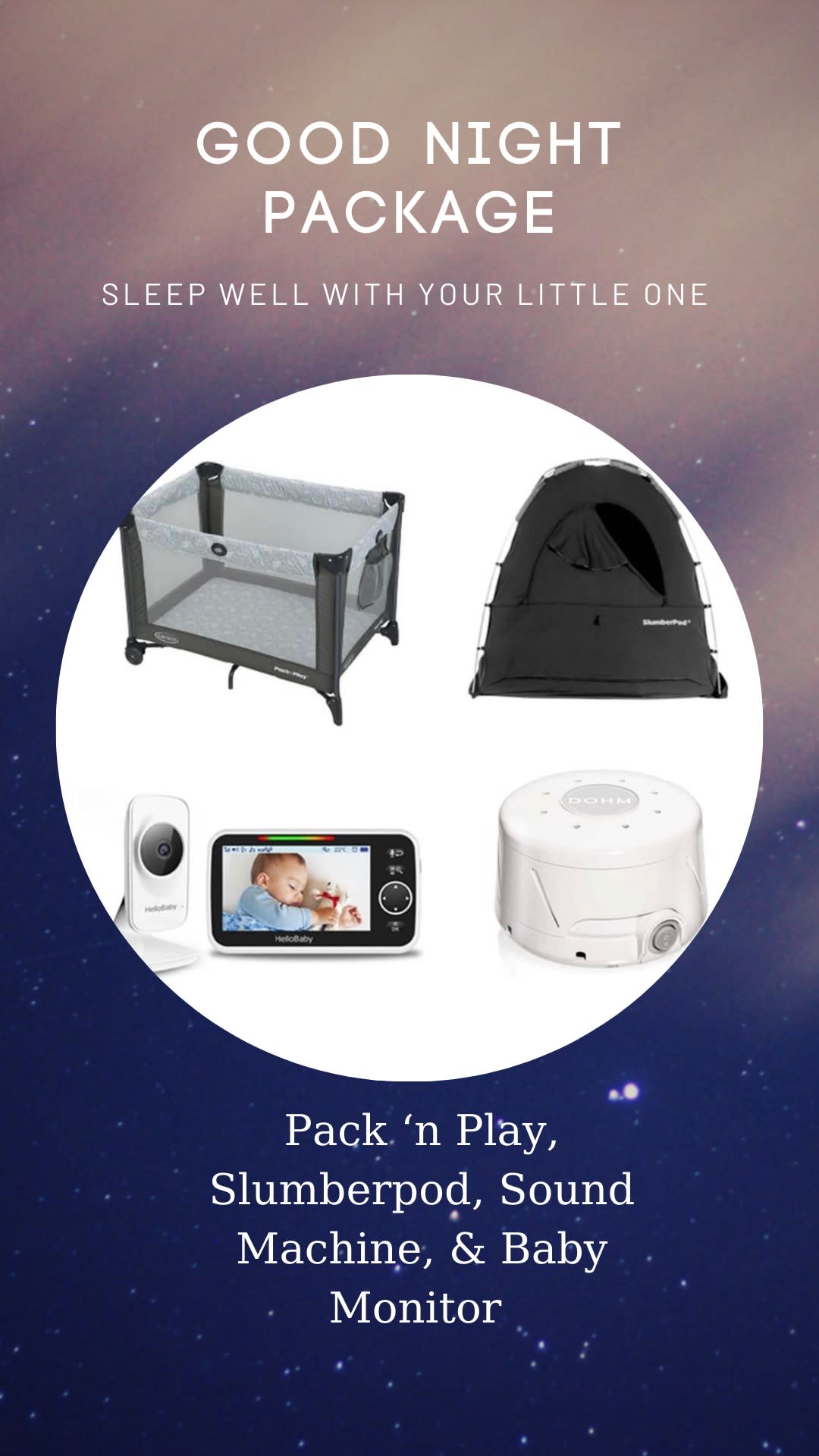 Rent Baby Gear INCLUDING Hellobaby Video Baby Monitor