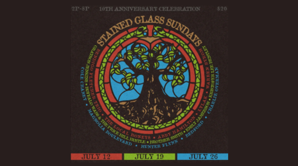 The Burl's 10th Anniversary Celebration: Stained Glass Sundays w