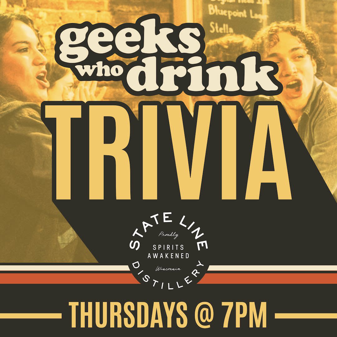 Trivia at State Line Distillery with Geeks Who Drink Madison WI