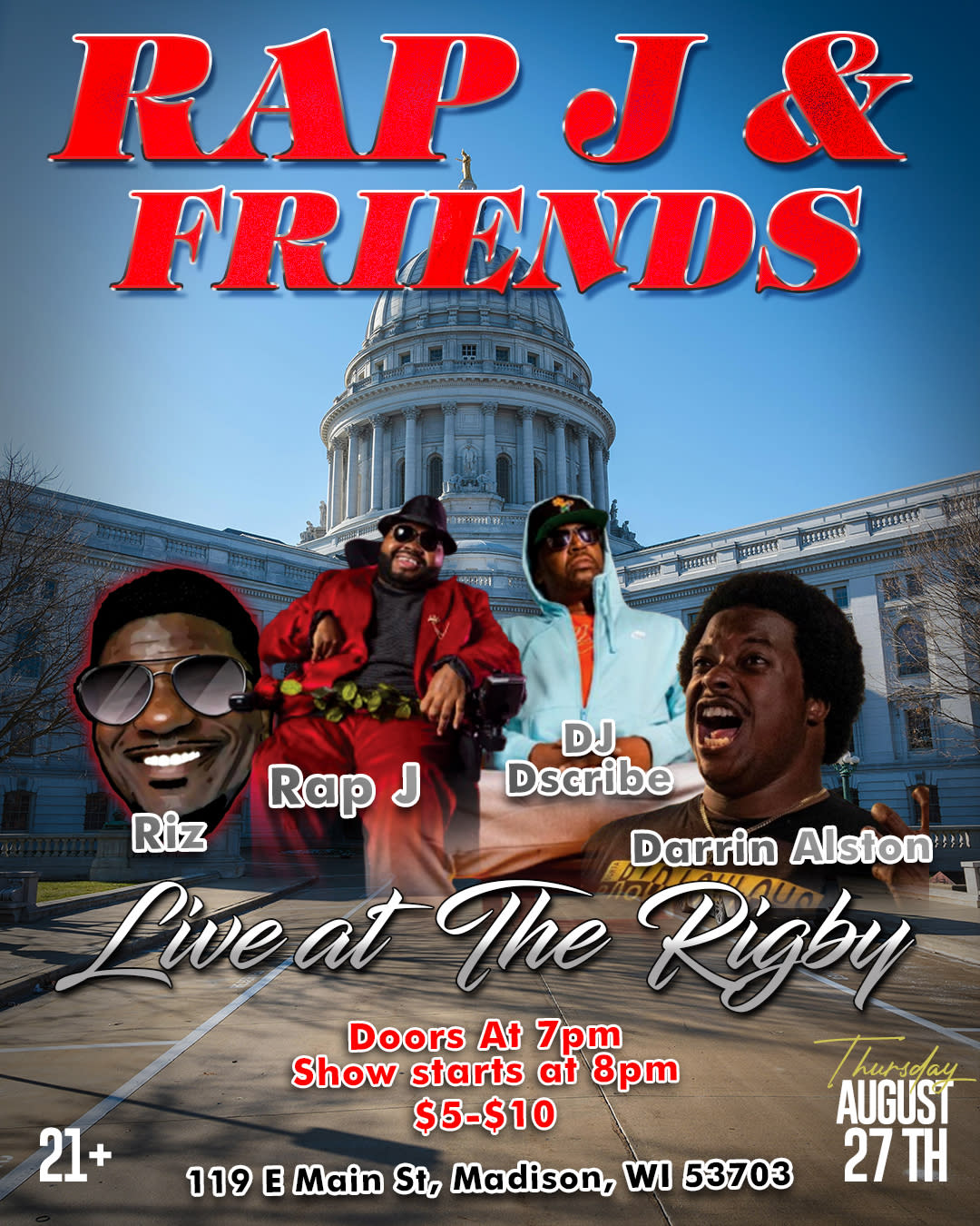 Rap J & Friends | Madison, WI