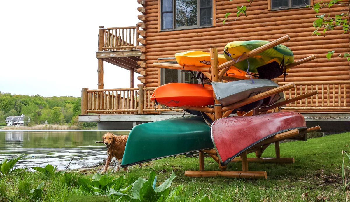 Kay Rack Large Log Kayak Rack by Hitch Exclusives