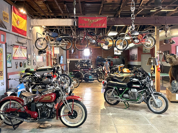 Vintage motorcycle shop hot sale